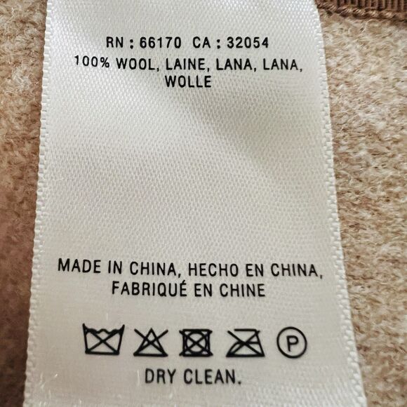 Anthropologie Field & Flower 100% Wool Polka Dot Brown & White Soft Sweater -Med - Picture 11 of 11